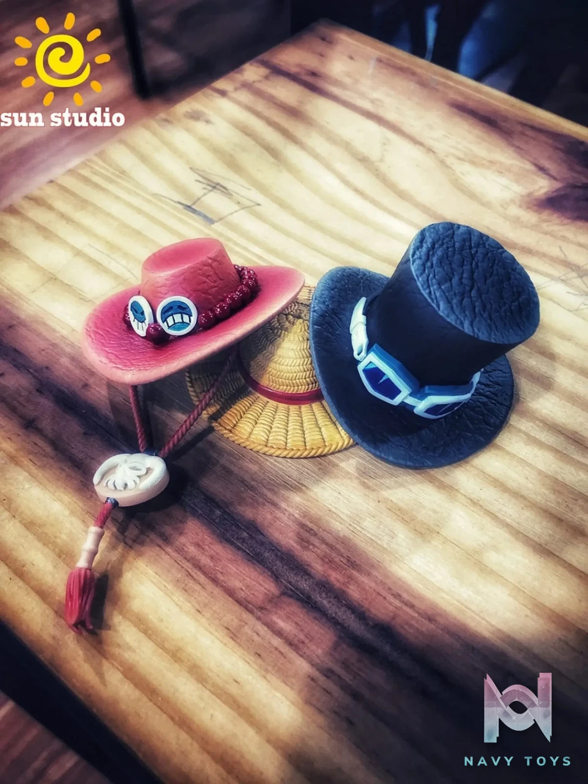 Sun Studio – One Piece Luffy Ace Sabo Hats