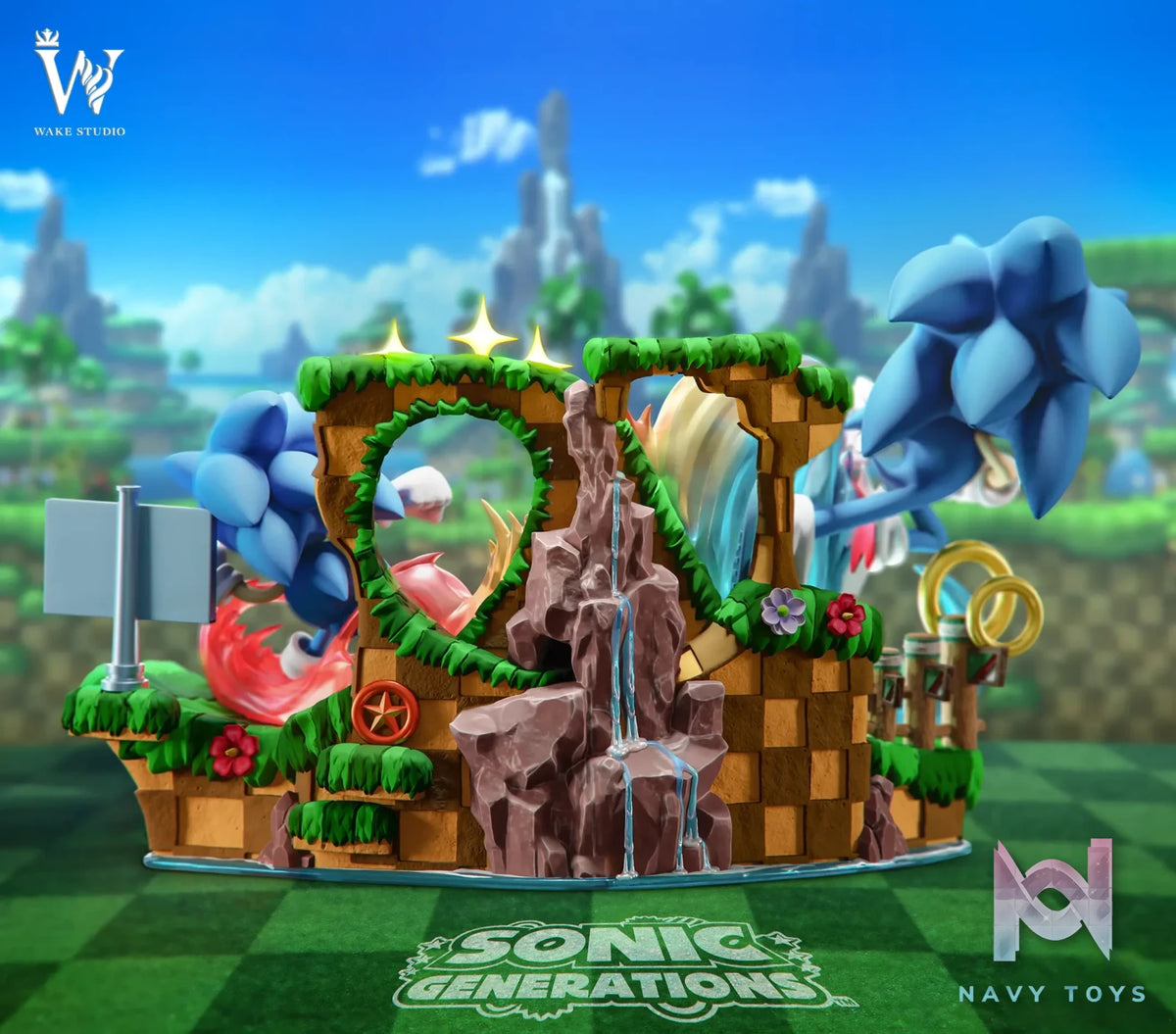 Wake Studio – Super Sonic Speed Sonic Statue