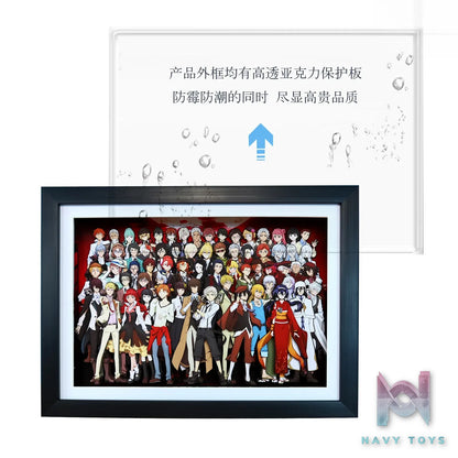 KALA HOME Studio – Bungo Stray Dogs Multiple Characters #04 3D Decorative Painting Bungo Stray Dogs