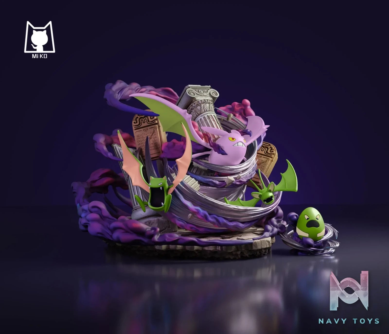 Miko Studio – Pokemon Evolution Set #10: Crobat Evolution Set