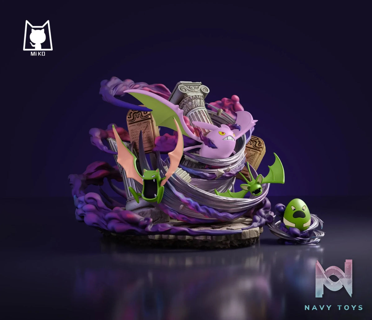 Miko Studio – Pokemon Evolution Set #10: Crobat Evolution Set
