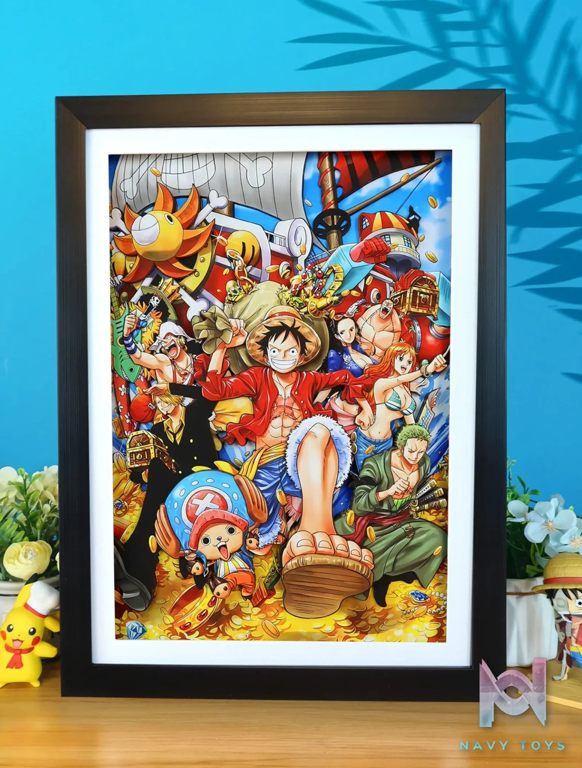 KALA HOME Studio – One Piece Multiple Characters #06 3D Decorative Painting One Piece