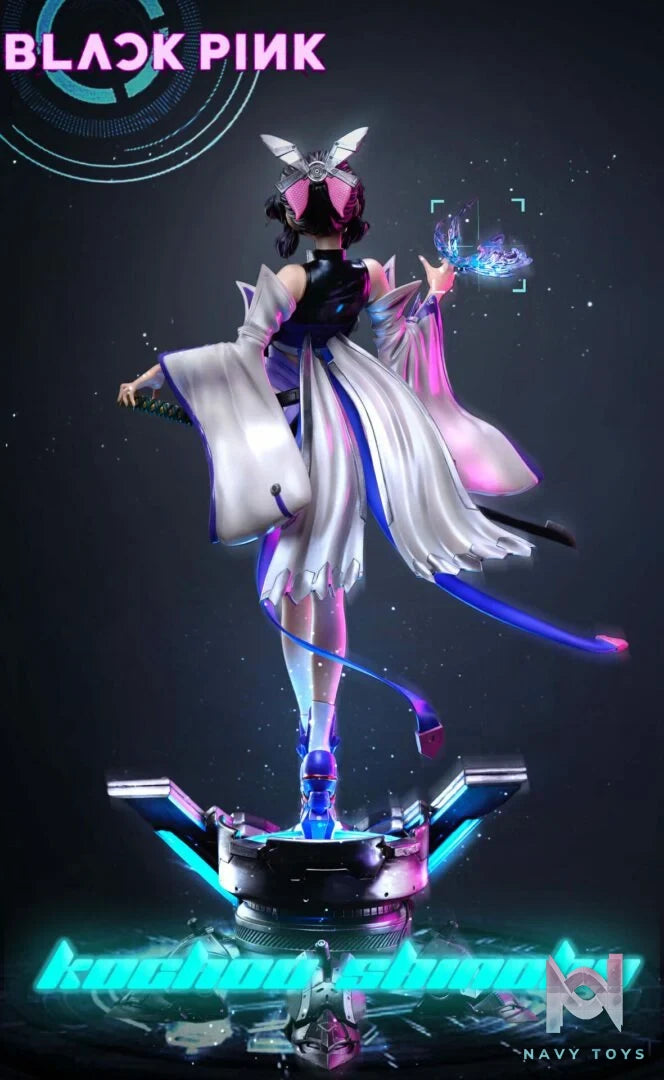 Cyber Punk Kocho Shinobu - Black Pink Studio resin statue black pink studio anime figure
