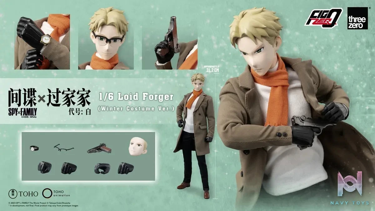 Threezero Studio – SPY×FAMILY CODE White Loid forger Winter Clothing Version（Licensed）
