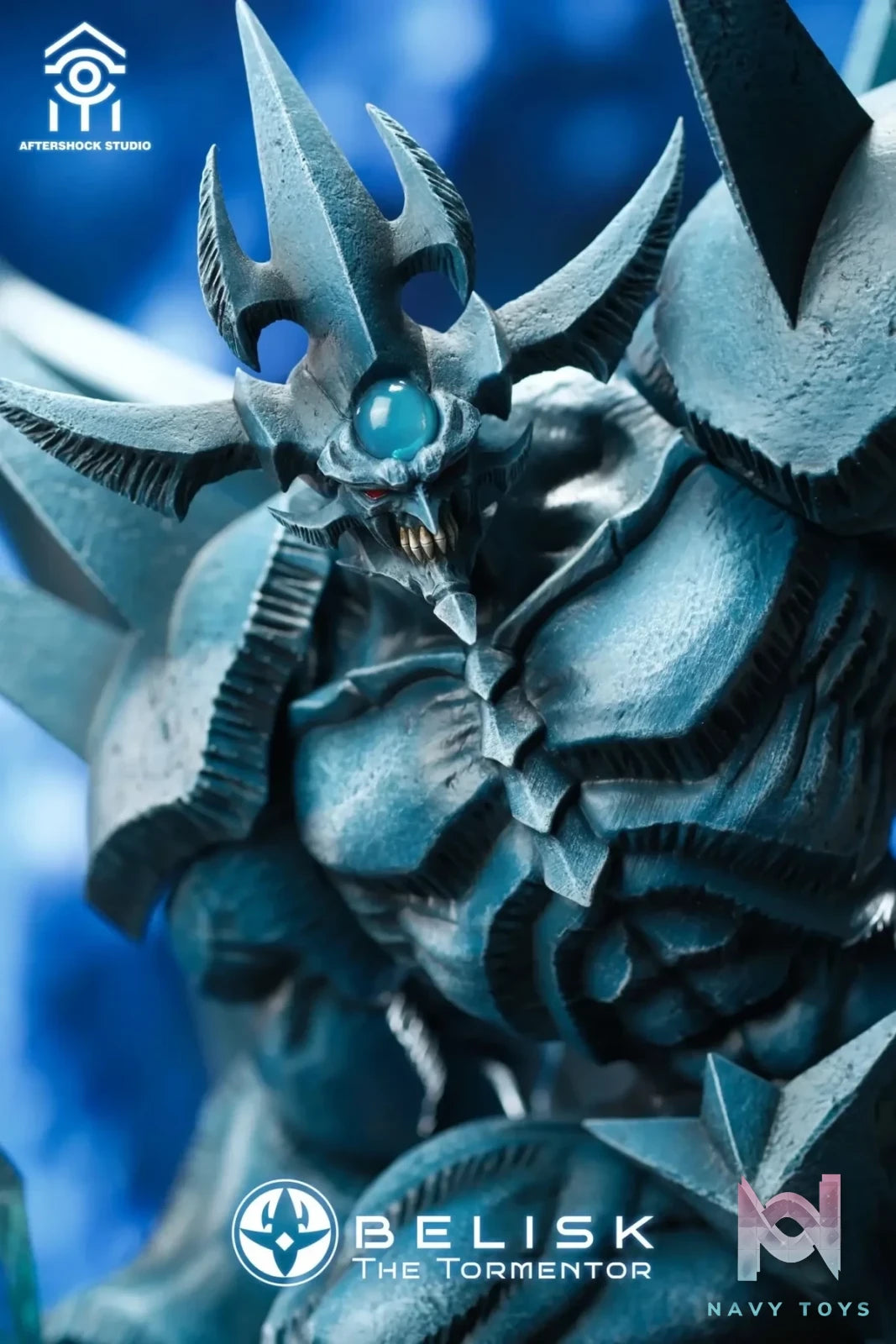 Aftershock Studio - Yu - Gi - Oh! Obelisk the Tormentor & Seto Kaiba resin statue Navy Toys anime figure
