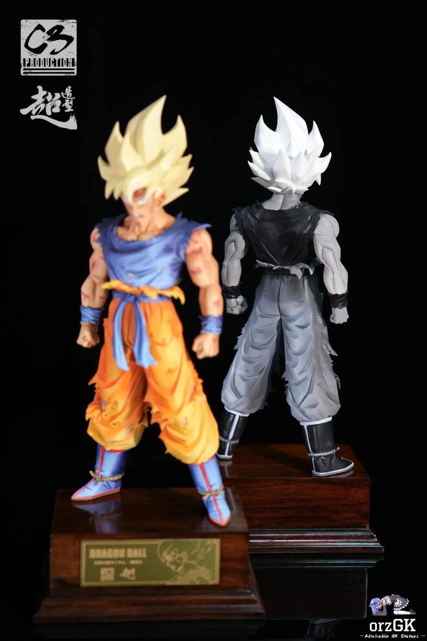C3 Studio - Dragon Ball Legendary Super Saiyan Son Goku resin statue Navy Toys anime figure