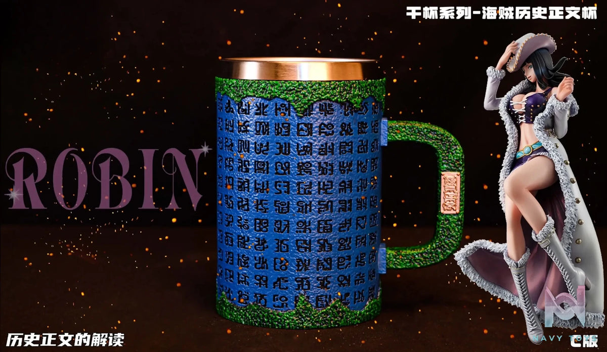 PSD Studio – One Piece Cheers Series-Pirate History Text Cup