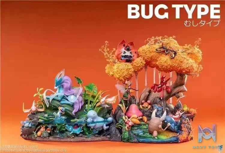 Pc House Studio Pokemon type Series #4 Bug type