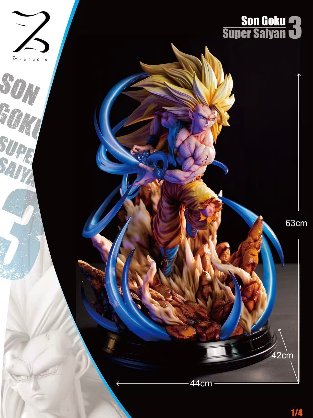 Goku Super Saiyan 3 - Dragon Ball - ZY Studio x Poker Monster Studio