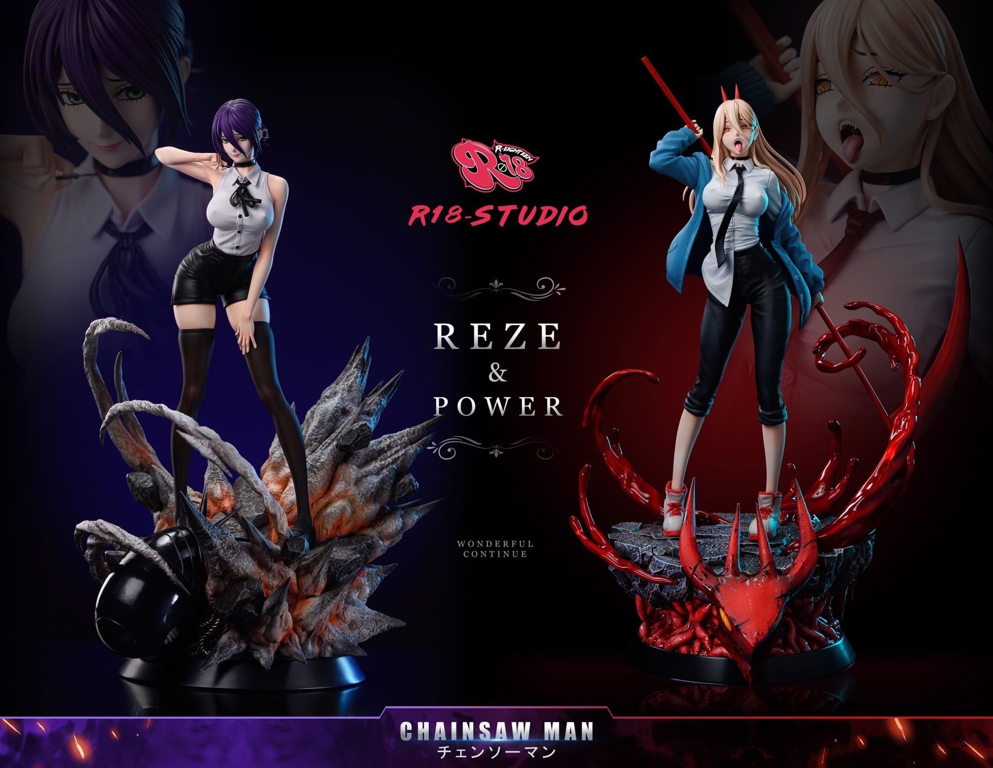 Reze NSFW - Chainsaw Man - R18 Studio resin statue R18 Studio anime figure