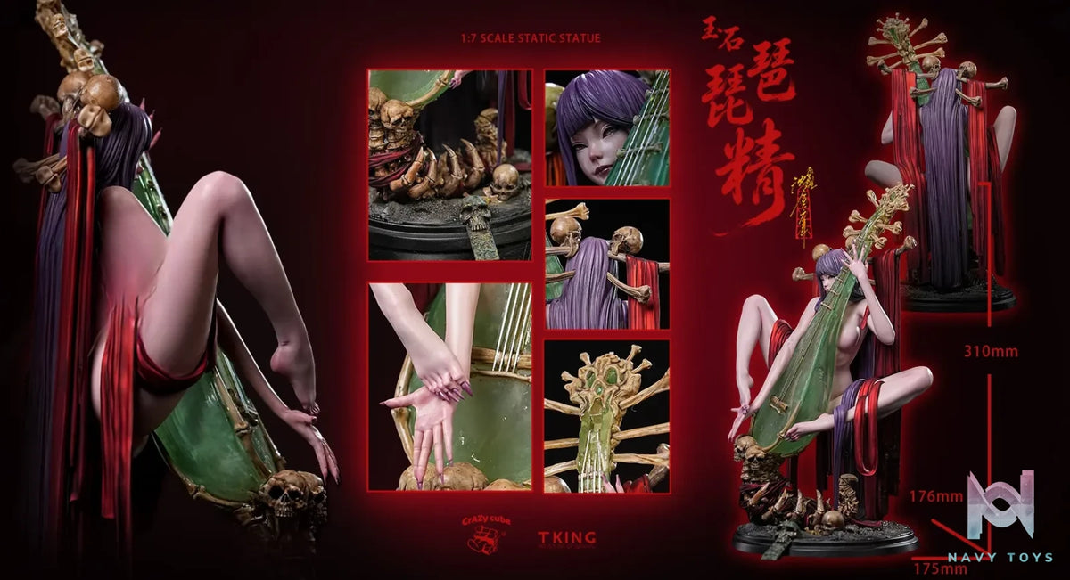 Crazy Cube X Tking Studio – Jade Pipa Demon 1/6 Scale Statue (Licensed)