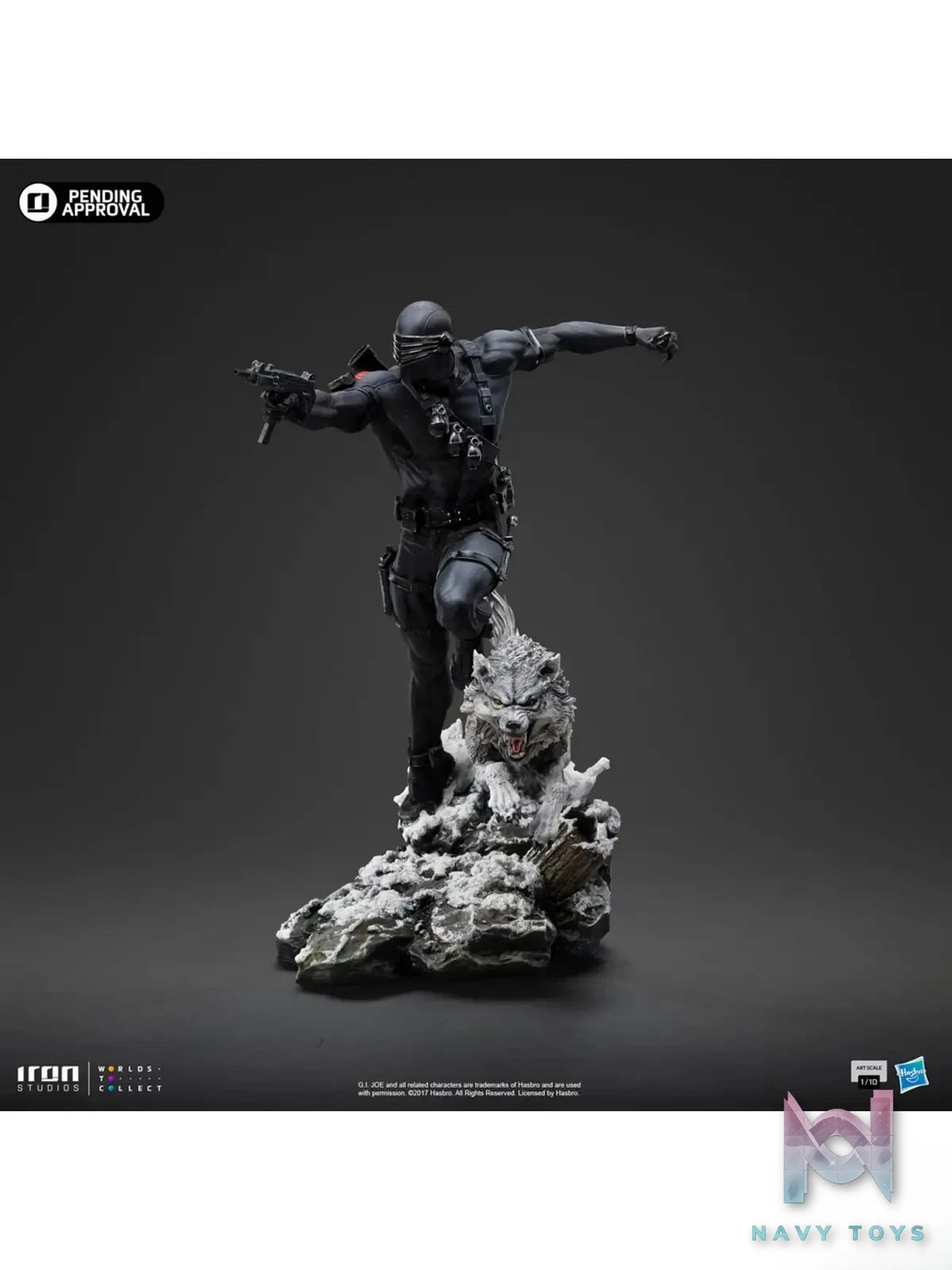 Iron Studio – G.I. Joe 1/10 Snake Eyes HASBR117024-10 (Licensed)