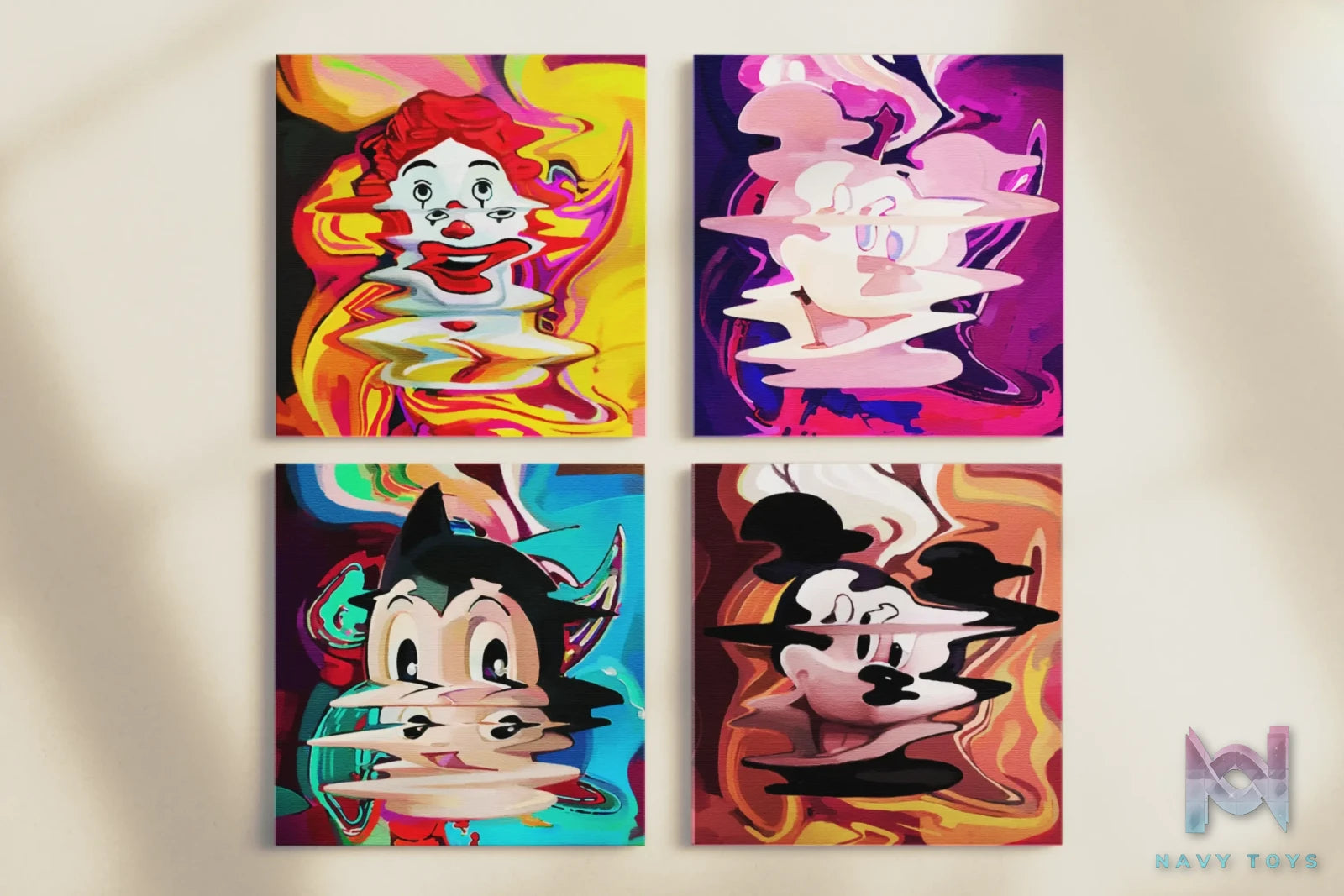 CuriosityArt Studio – Liquid World-The Disappearing Clown (Licensed)