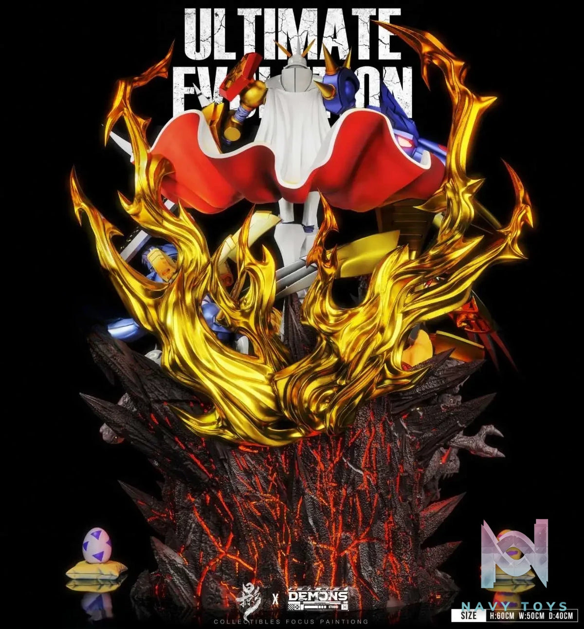 Lue Ying Studio – Courage and friendship combined into one Omegamon Digimon