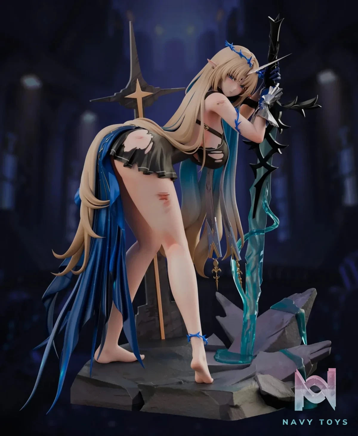 Mi Yin Studio - Wuthering Waves Fleurdelys resin statue Navy Toys anime figure