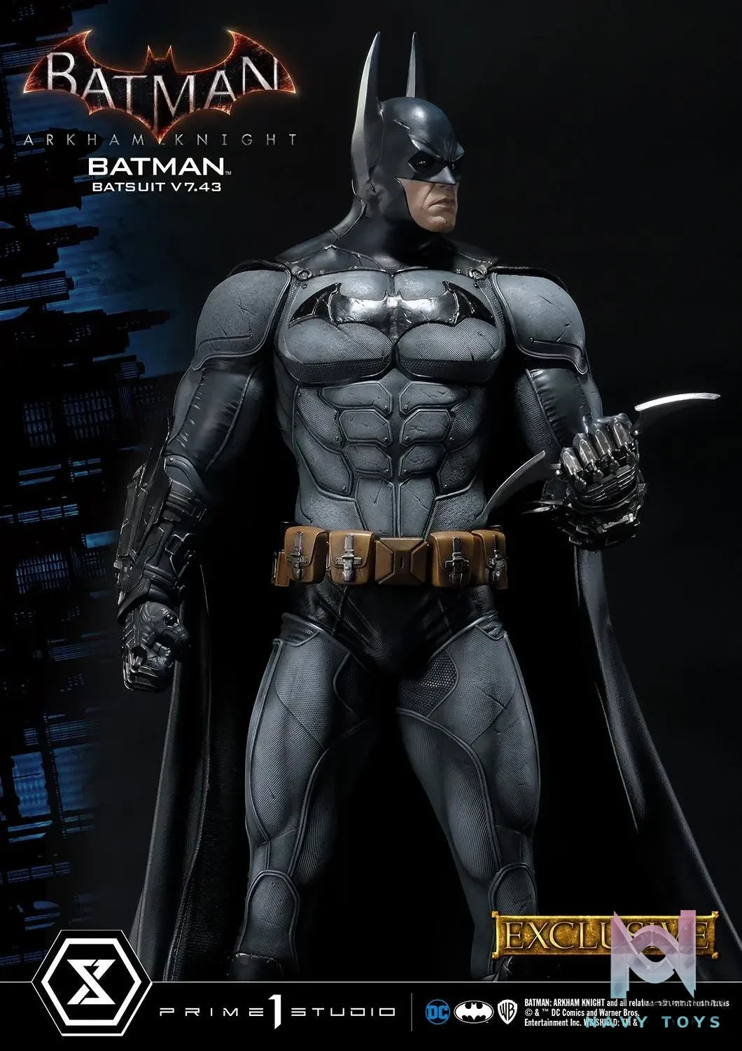 Prime 1 Studio – Museum Masterline Batman: Arkham Knight Batman Batsuit V7.43 MMDC-45 MMDC-45EX(Licensed)