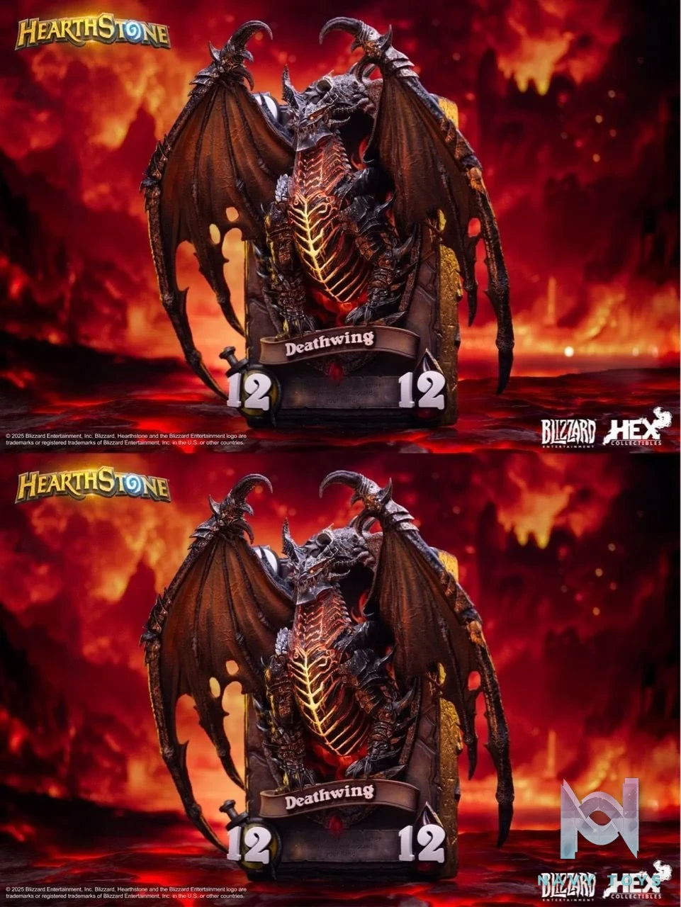 Deathwing Art - Heartstone - Blizzard Entertainment & HEX Collectibles resin statue Blizzard Hearthstone anime figure