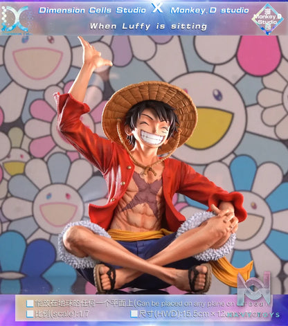 Dimensional Cells Studio – One Piece Sitting Luffy