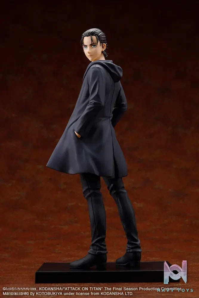 Kotobukiya – OSHI WORKS Attack on Titan The Final Season Eren Yeager The Final Season ver. Complete Figure (Licensed)