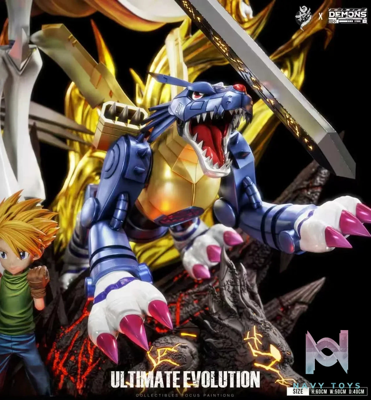 Lue Ying Studio – Courage and friendship combined into one Omegamon Digimon