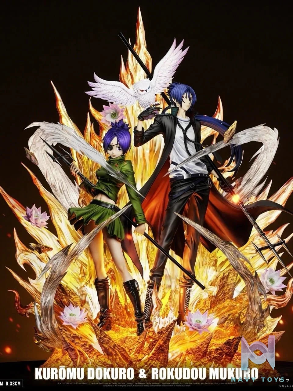 Chrome Dokuro x Mukuro Rokudo - Katekyo Hitman Reborn! - LueYing Studio resin statue Lue Ying studio anime figure