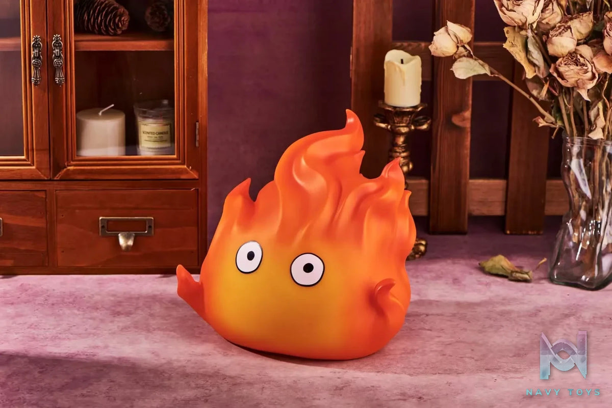 Hit Face Studio – Howl’s Moving Castle Calcifer Pat Light & Coin Bank