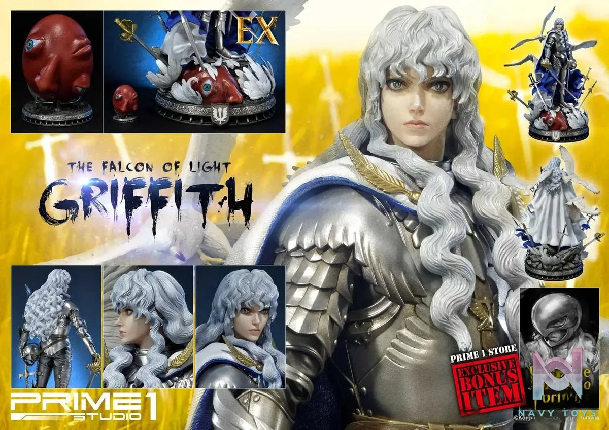 The Falcon of Light UPMBR-05 UPMBR-05EX UPMBR-05EXS (Licensed) - Ultimate Premium Masterline Berserk Griffith - Prime 1 Studio resin statue Navy Toys anime figure