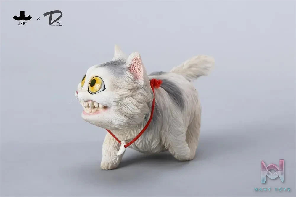 DOUBLE TWO & JXK – Original Urban Legends-Grinning Cat Figurine (Licensed)