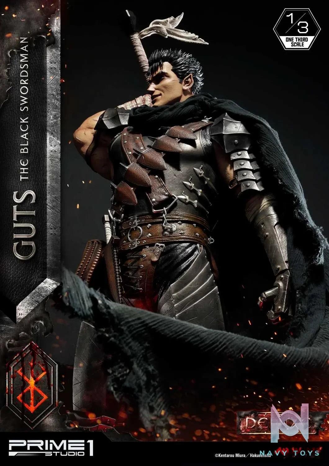 Prime 1 Studio – Museum Masterline Berserk Guts The Black Swordsman MMBR-01 MMBR-01DX (Licensed)