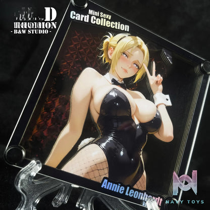 B&W Studio – Mini Prism Card Annie Leonhart Ver.Bunny MNSC-005A MNSC-005B MNSC-005C Attack On Titan