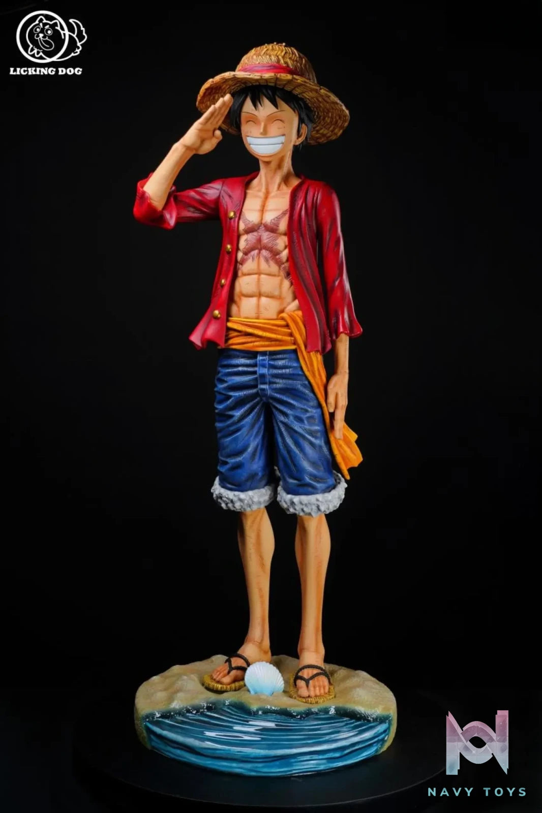 LICKING DOG Studio – One Piece Salute Monkey D. Luffy
