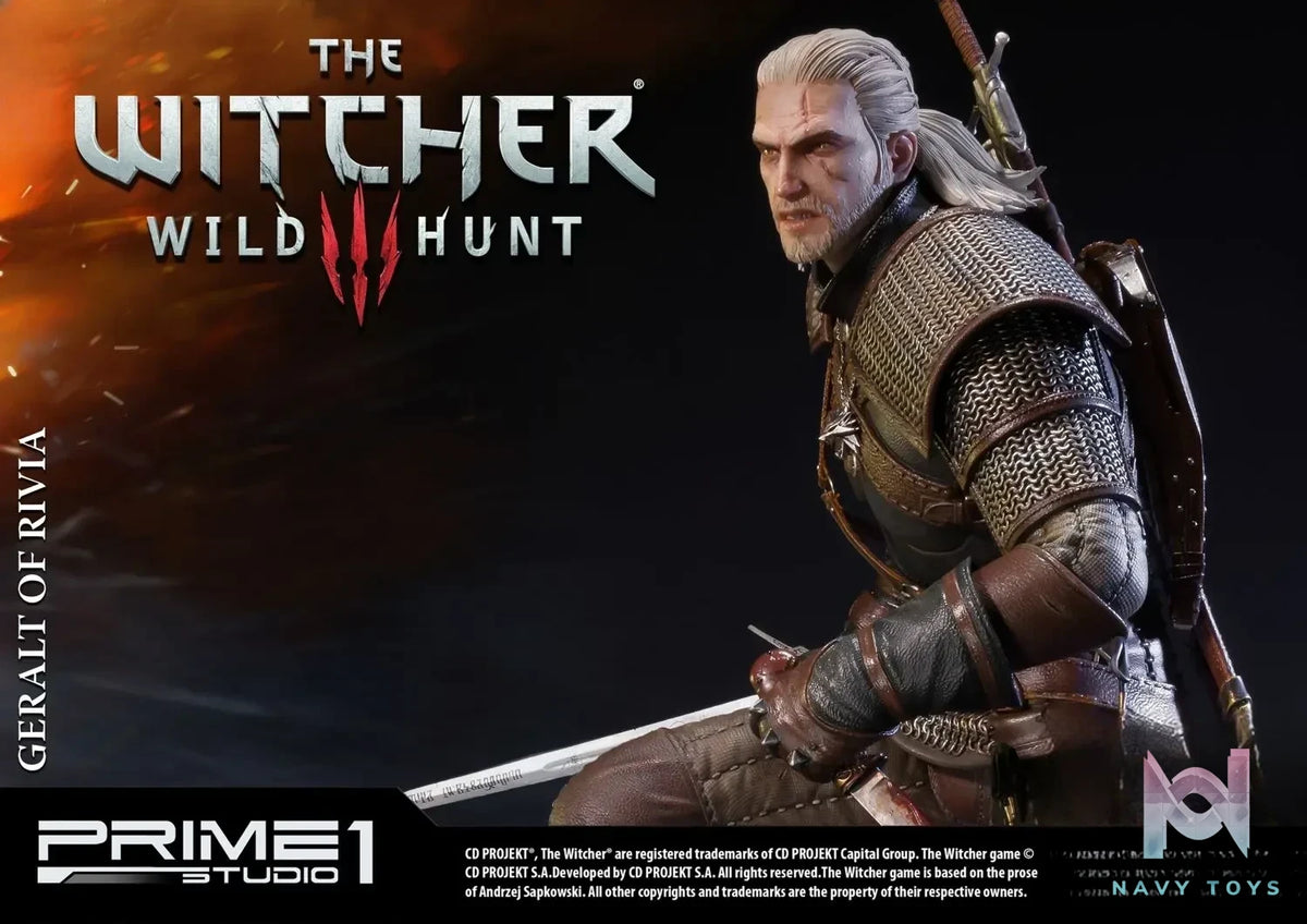 Prime 1 Studio – Premium Masterline The Witcher 3: Wild Hunt Geralt of Rivia PMW3-01 PMW3-01EX (Licensed)