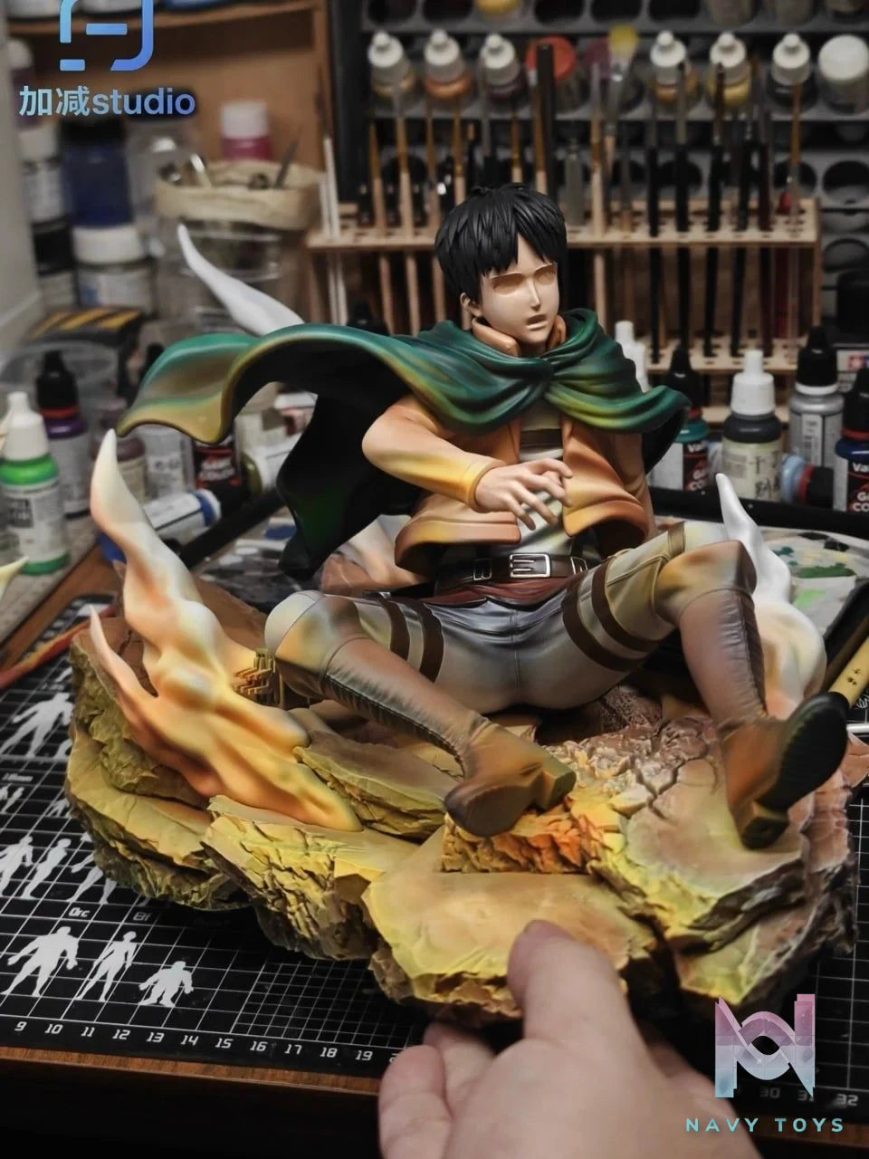 Reiner & Bertholdt & Eren - Attack on Titan - JiaJian Studio resin statue JiaJian studio anime figure