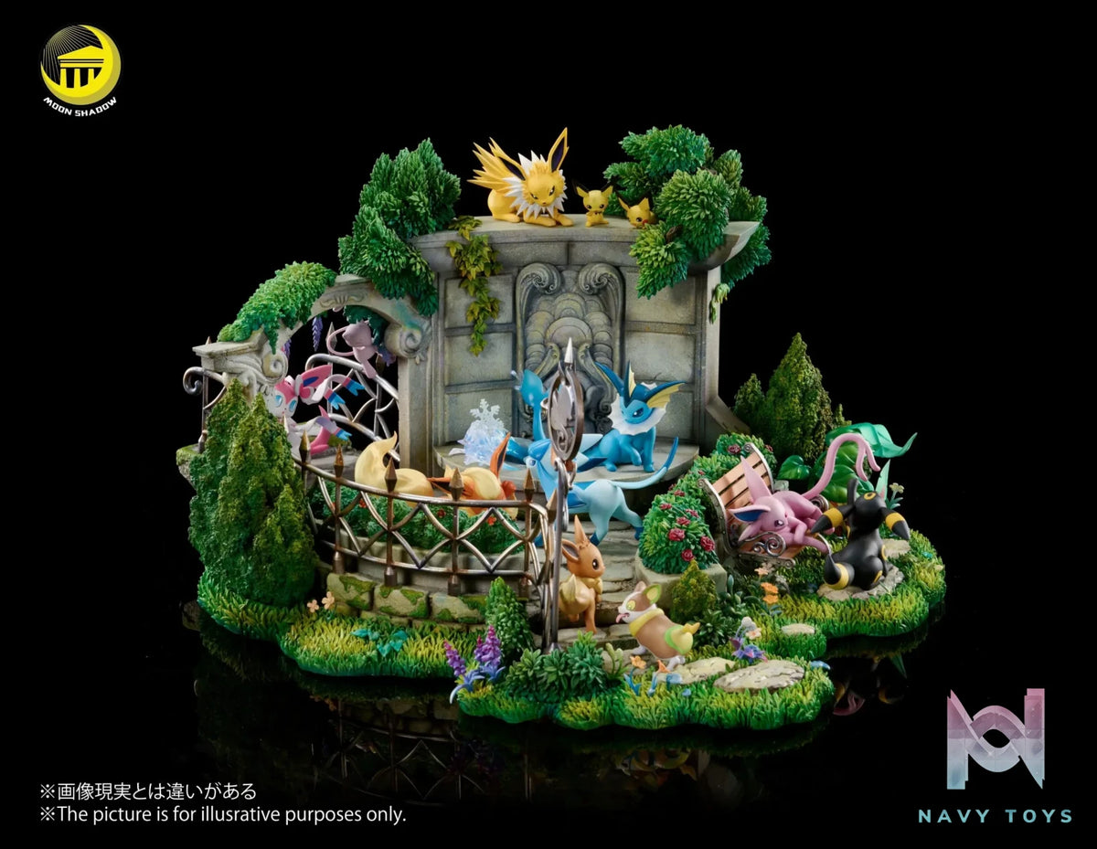 MoonShadow Studio – Eevee Family Anniversary Garden Diorama Pokémon
