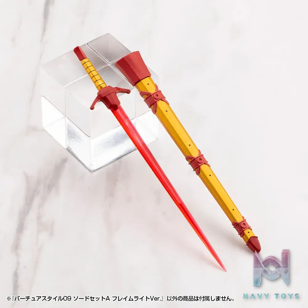 Kotobukiya – M.S.G Modeling Support Goods Virtuous Style09 X Style10 Sword Set A X B Flamerite Ver. (Licensed)