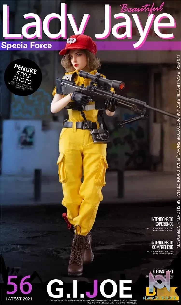 BBK Studio – Original 1/6 BBK012 GIJOE Jay Female Soldier Action Figure