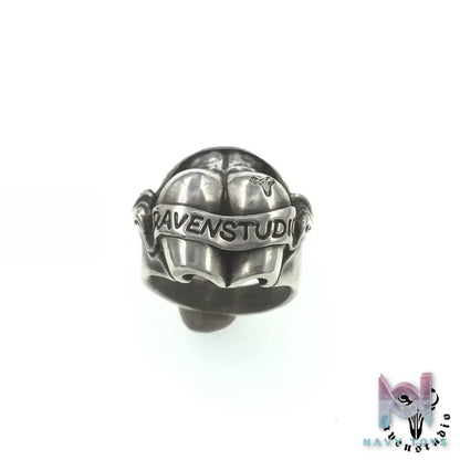 Raven Studio (silver jewelry) – Original Erotic Series “One Butt Silver” Couple Rings Eagle Head Ring Original