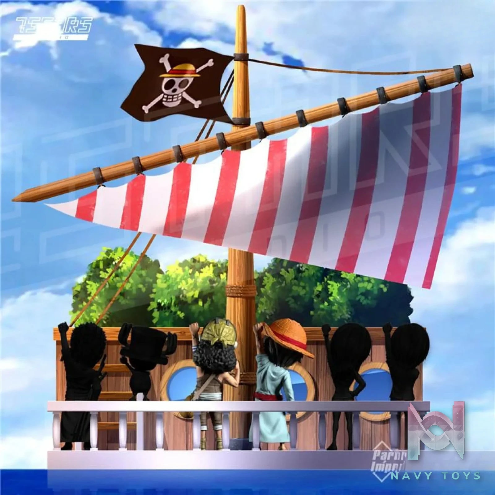 7 Stars Studio – One Piece Luffy and Usopp