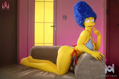Dolls Castle – Marge Simpson Silicone Sex Doll 147CM K #SZ12 Simpsons