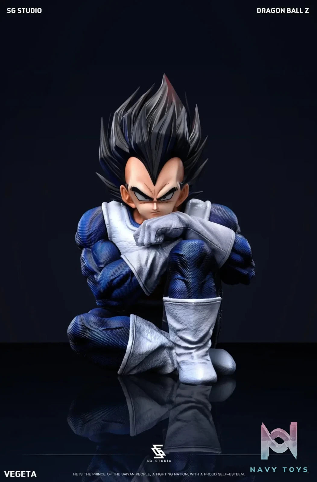 SG Studio - Dragon Ball Namek Vegeta resin statue Navy Toys anime figure