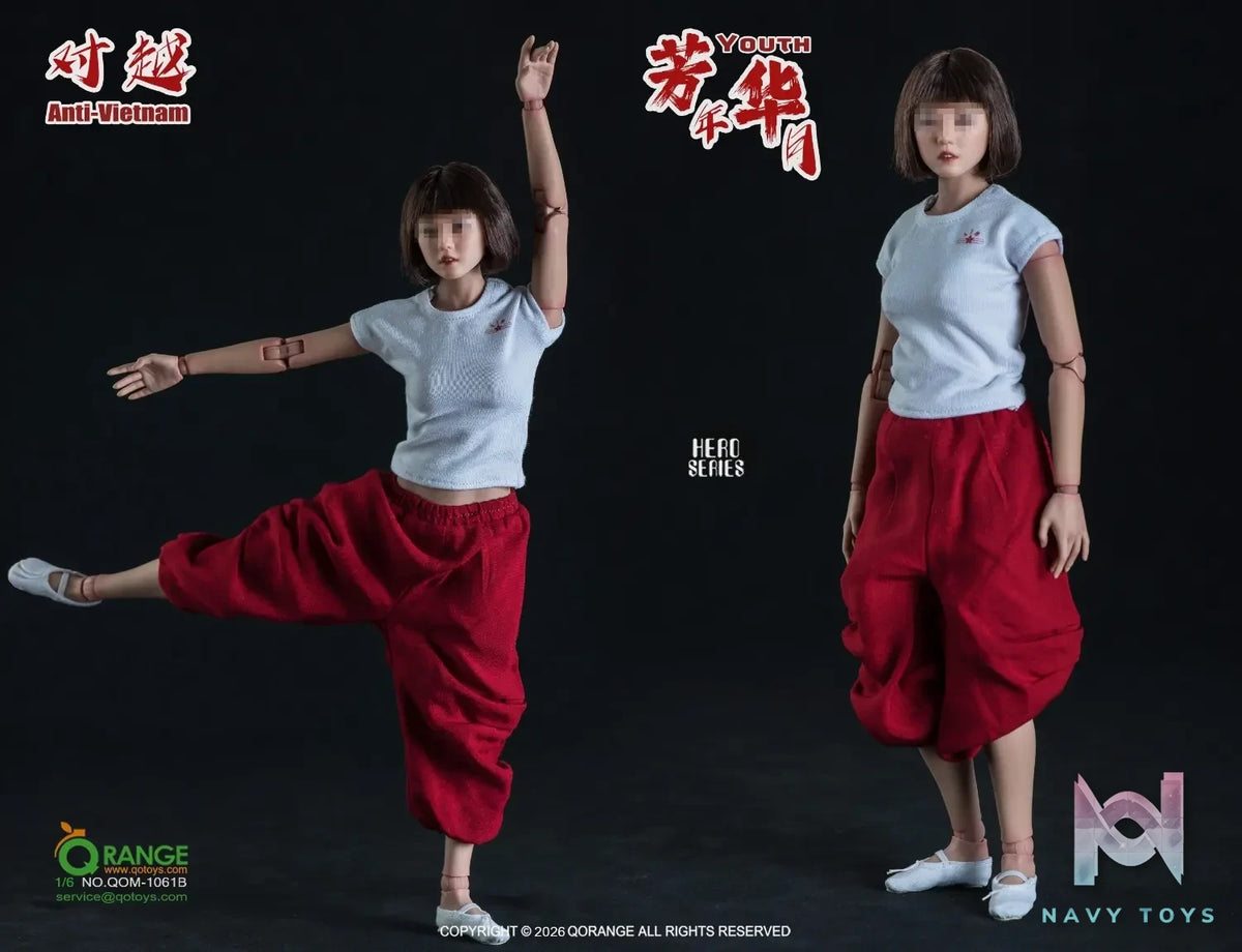 QORANGE QOTOYS – QORANGE QOTOYS 1/6 The Anti-Vietnam Youth Set NO.QOM-1061A/B (Licensed)