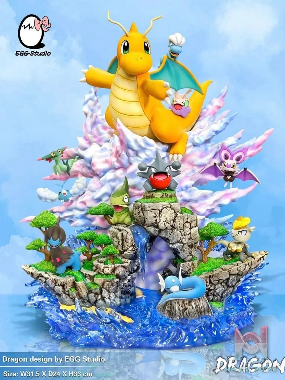 Dragon Group - Pokemon - Egg Studio resin statue egg studio anime figure