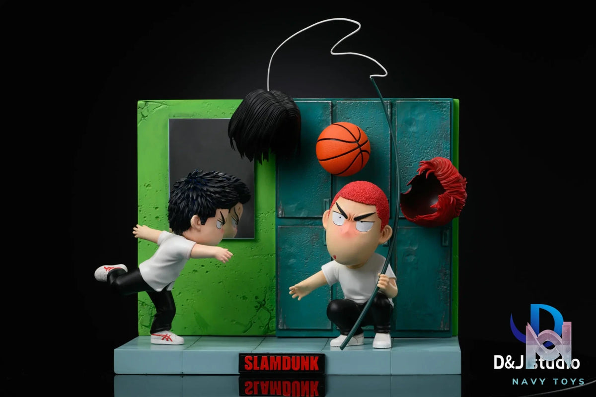 D&J Studio – Slam Dunk Anime Chibi Cutscene #2 Locker Room Hanamichi & Hisashi