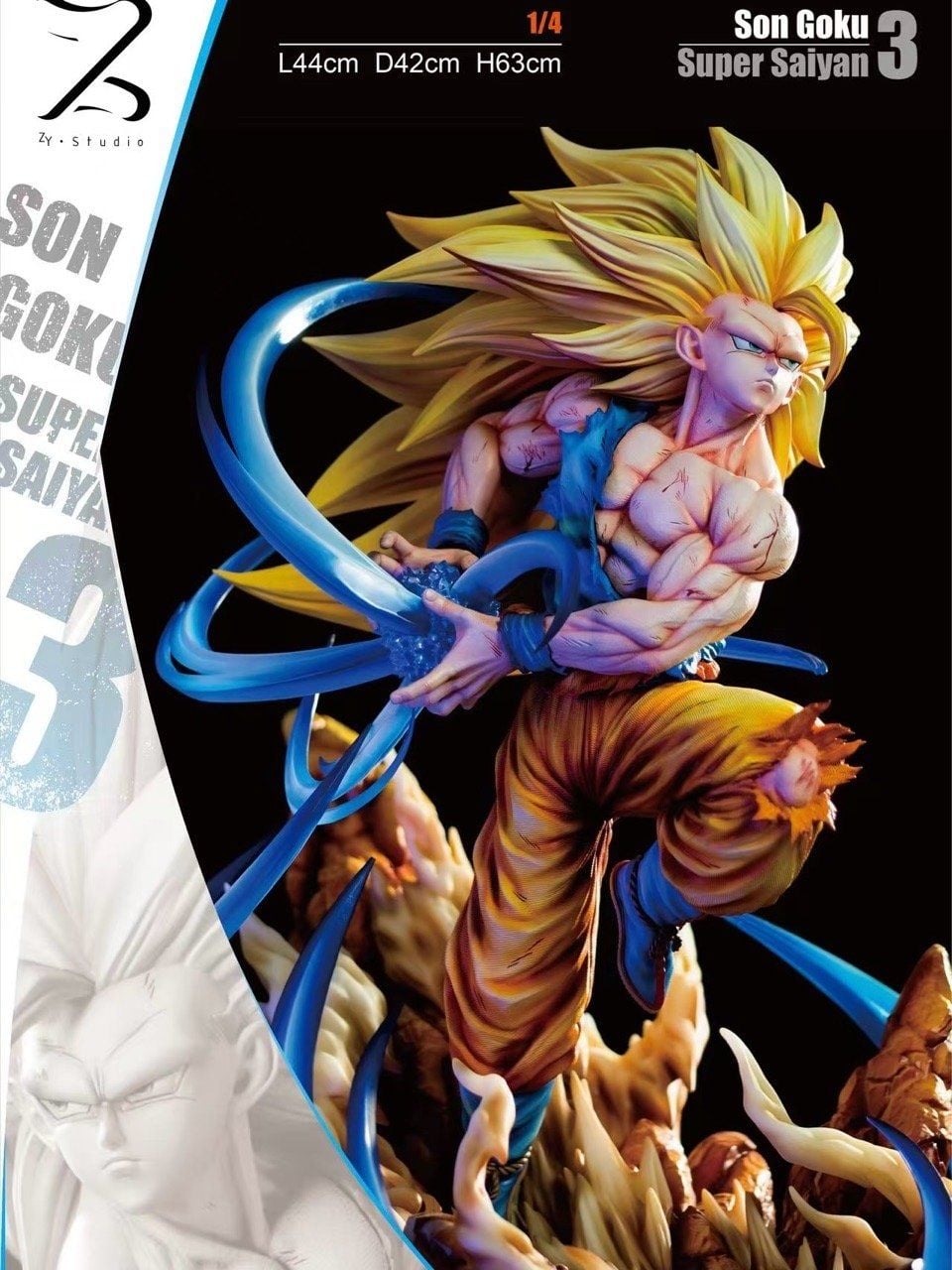 Goku Super Saiyan 3 - Dragon Ball - ZY Studio x Poker Monster Studio