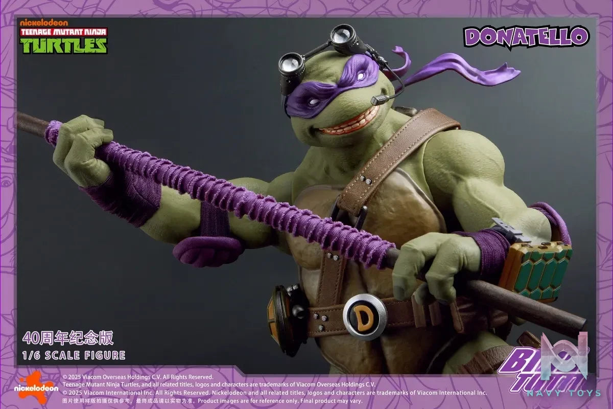 BIGFTOYS – TNMT Donatello 40th Anniversary Edition Action Figure BIGF-003 (Licensed)