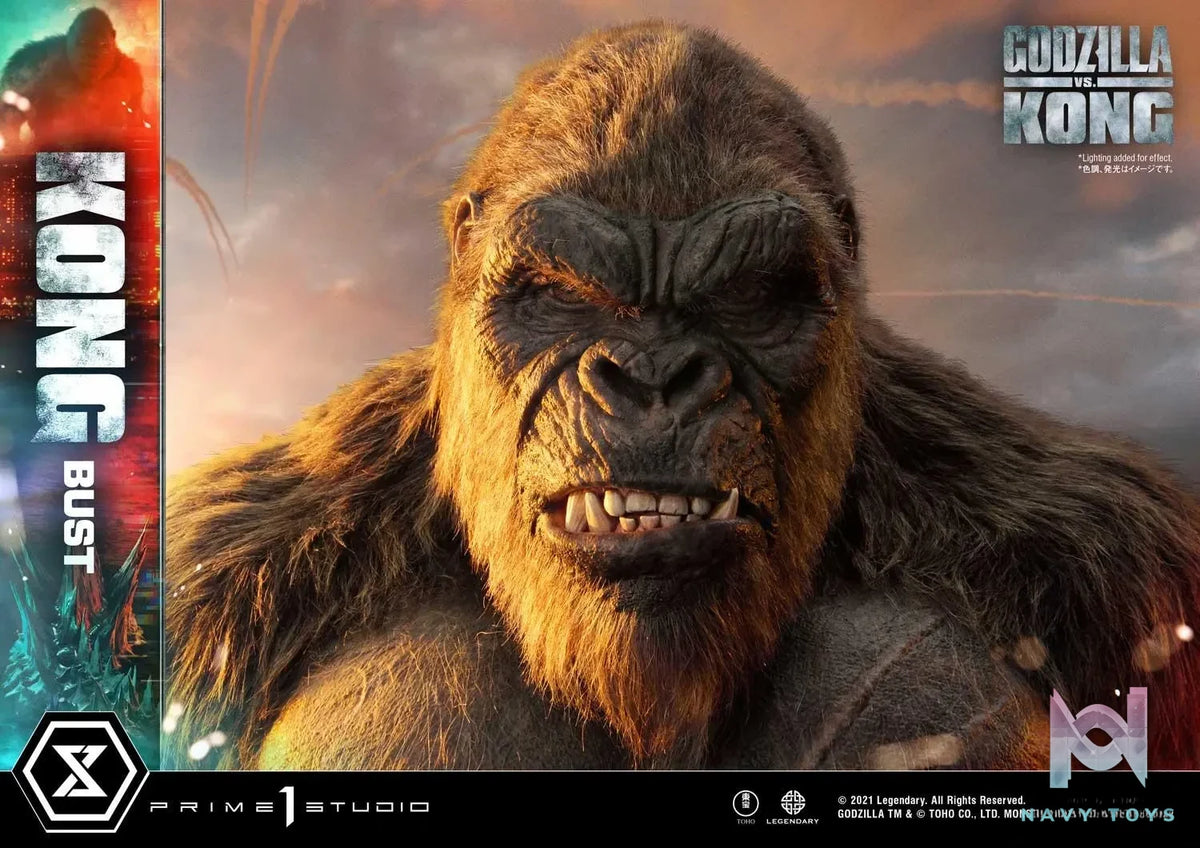 Prime 1 Studio – Life Size Bust Godzilla vs Kong Kong LSGVK-02 (Licensed)