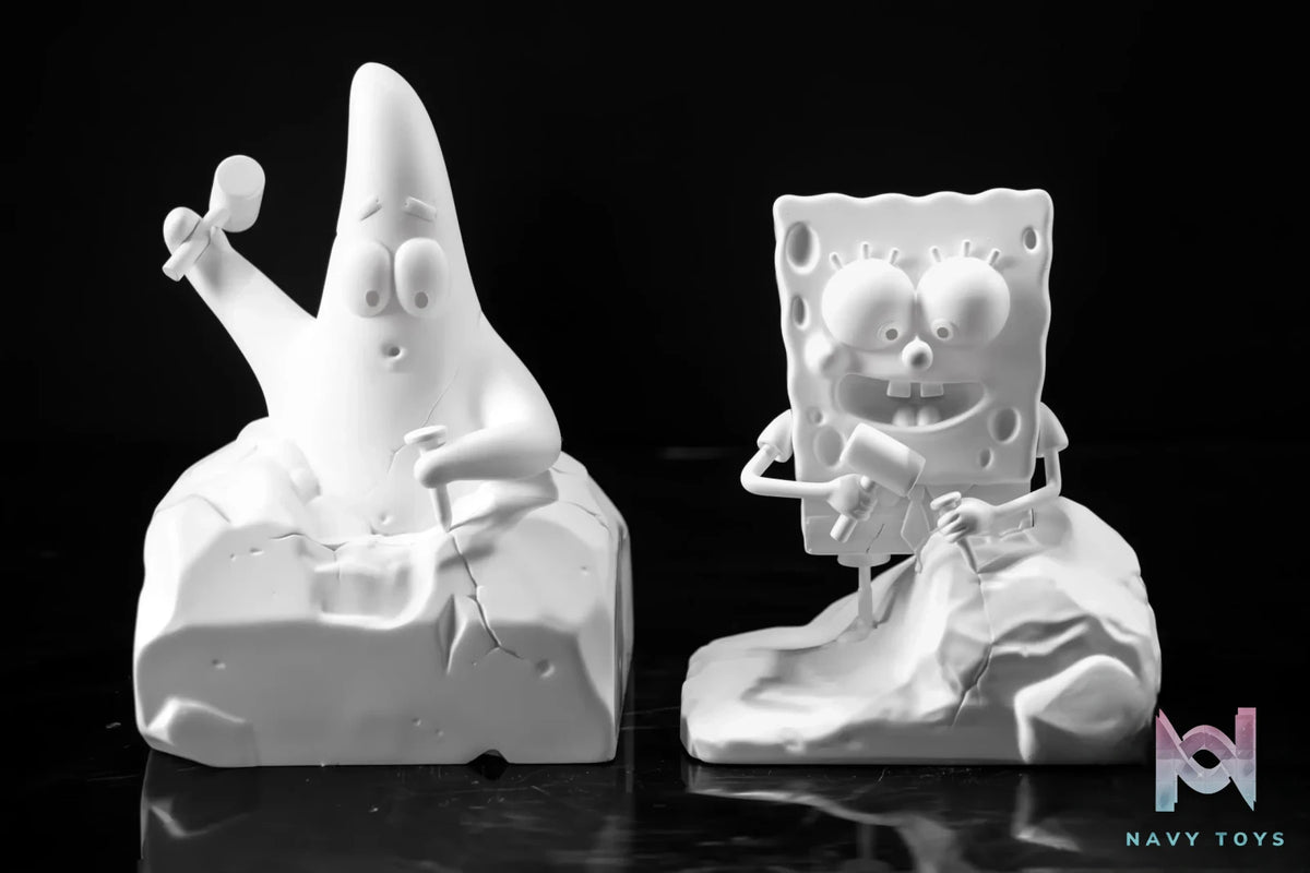 Chao She Studio – SpongeBob SquarePants & Patrick Star Sculptor Series Gold Version