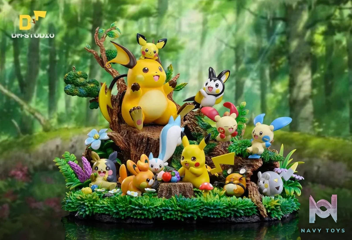 DM Studio - Pokemon - Electric Mouse Ecology resin statue DM Studio anime figure