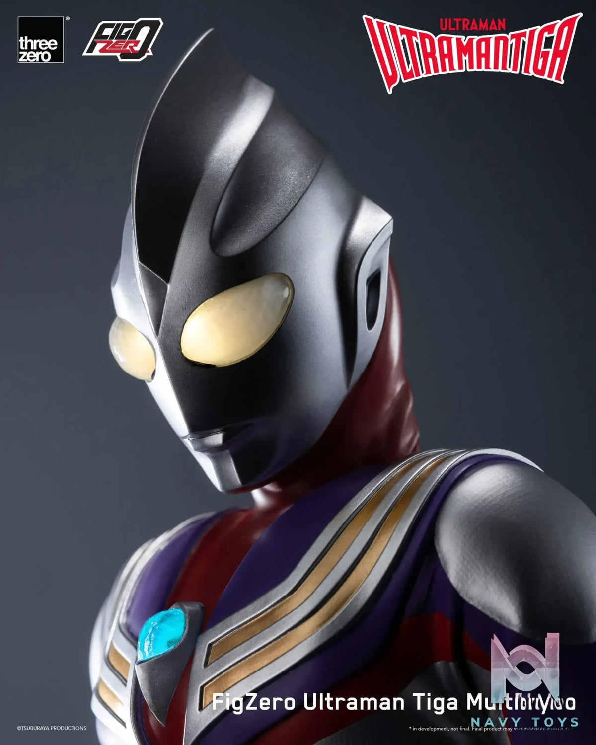 Threezero – Ultraman Tiga FigZero Ultraman Tiga Multi Type 3Z05670W0 (Licensed)