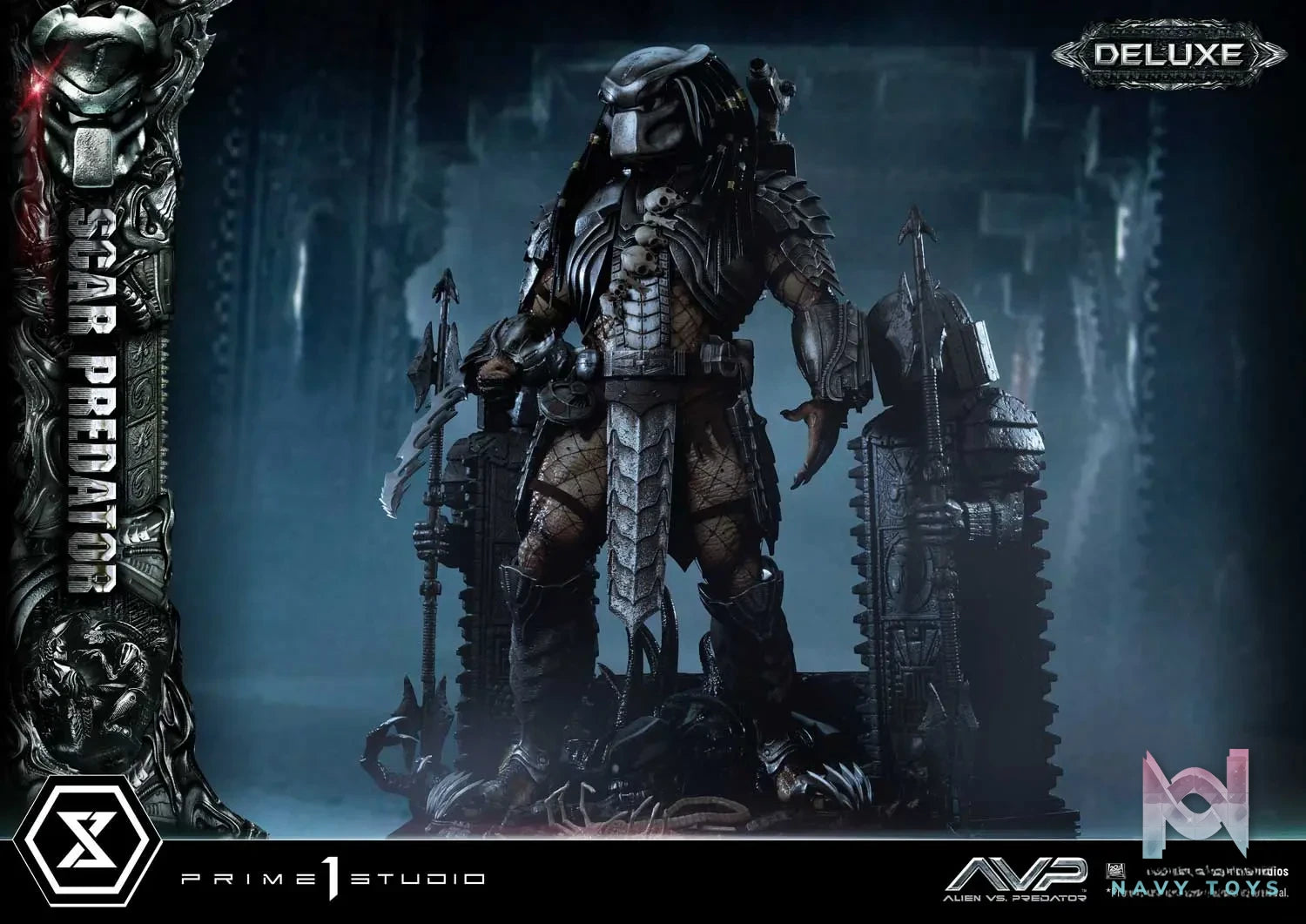 Prime 1 Studio Museum Masterline Alien vs. Predator Scar Predator MMPR-04 MMPR-04DX MMPR-04DXS